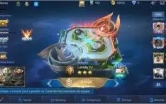 CONTA Mobile Legends LENDA 4 Skin Lesley rara