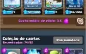 Conta ClashRoyale Level 9 Arena 11 7 Lendárias Pod Muda Nick