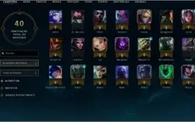 CONTA DE LOL NIVEL 30