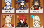 Genshin Impact AR 60⭐️24 personagens e 16 armas Estrelas⭐️