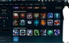 CONTA LOL EDIÇÃO COLECIONADOR