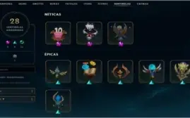 CONTA LOL EDIÇÃO COLECIONADOR