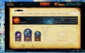 Conta League of Legends lv 30 c/ 29champs e 21skins