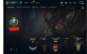 CONTA LEAGUE OF LEGENDS 243 SKINS LVL 190 BARATA