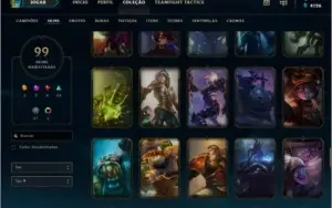 Conta Platina 4 no Lol