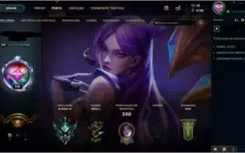 Conta Platina 4 no Lol