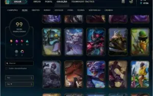 Conta Platina 4 no Lol