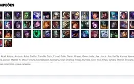 Conta prata 4 com 47 Champs e 18 Skins