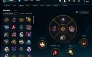 Conta prata 4 com 47 Champs e 18 Skins