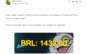 CONTA LOL LVL 263 / 38 CHAVES / 61 SKINS / 9 PAGINAS DE RUNA