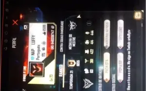 CONTA FREE FIRE LVL 73 + GUILDA DE 1MILHÃO DE HONRA