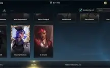WILD RIFT 4 LENDARIAS COMPRADAS 27 SKINS; MELHOR PREÇO
