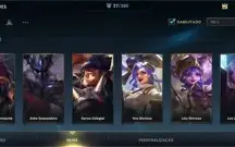 WILD RIFT 4 LENDARIAS COMPRADAS 27 SKINS; MELHOR PREÇO