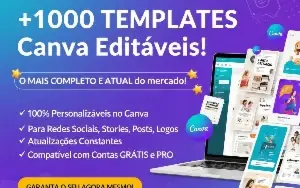 Pacote Completo: +1000 Templates Editáveis para Canva – Atua
