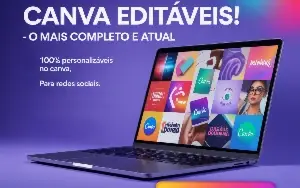 Pacote Completo: +1000 Templates Editáveis para Canva – Atua