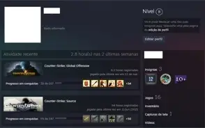 Conta Steam +16 jogos (+/- 600 reais em jogos) e CSGO Prime