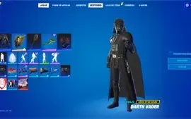 conta fotnite 51 dança e 45 skins caveira e outras skins