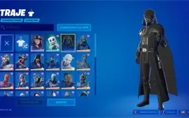 conta fotnite 51 dança e 45 skins caveira e outras skins
