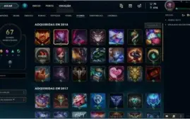 Conta League Of Legends Ouro I