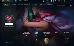 Unranked com 30 Champs e 25 Skins ( MAIN ADC )