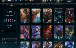 Conta De Lol/Full Acesso/152 Skins/Level 147/ Rank Esmeralda