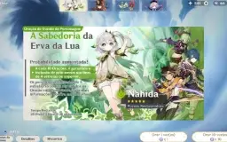 Conta Hutao C1+Sig Nahida+Sig E 4*C6 Muito Bons!