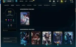 CONTA DE LOL LEVEL 172