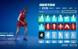 Conta Fortnite com muitas skins de passe raras!