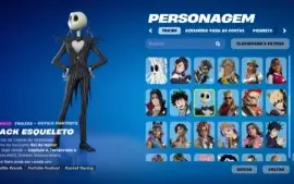 Conta Fortnite com muitas skins de passe raras!
