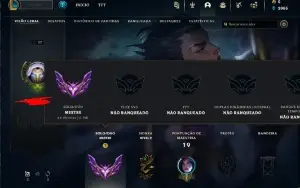 Conta mestre lol