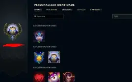 Conta mestre lol
