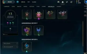 Conta Lol 2013 com Rammus Rei + ícones e sentinela 2013