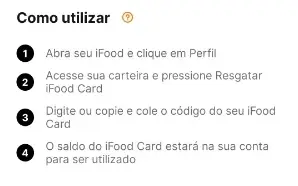 Gift ifood 100 reais