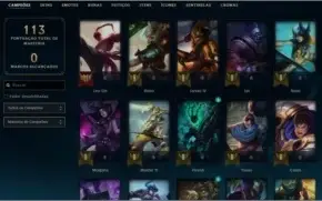 CONTA LEAGUE OF LEGENDS D4 SEASON PASSADA
