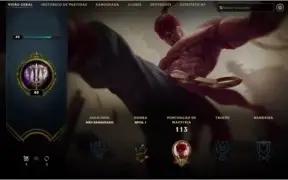 CONTA LEAGUE OF LEGENDS D4 SEASON PASSADA