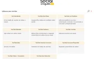 Robô SocialCliques - Conjunto de vários tipos de robôs em 1