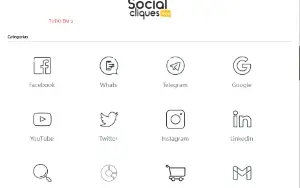 Robô SocialCliques - Conjunto de vários tipos de robôs em 1