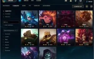 Conta League of Legends 56 skins