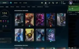 CONTA LOL PLATINA II - +100 SKINS