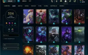 Ferro 1 com 140 Champs e 324 Skin ( MAIN SUP ) + 4 Prestigio