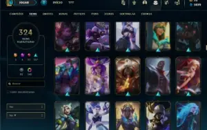 Ferro 1 com 140 Champs e 324 Skin ( MAIN SUP ) + 4 Prestigio