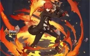 Conta Genshin impact DILLUC E GANYU