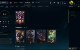 conta league of legends