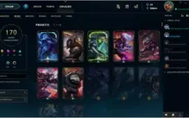 CONTA OURO 1 COM MUITA SKIN !