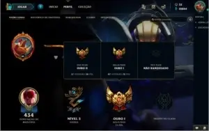 CONTA OURO 1 COM MUITA SKIN !
