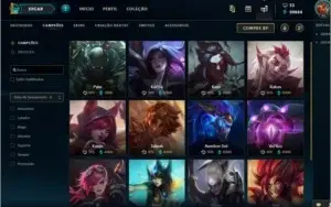 CONTA OURO 1 COM MUITA SKIN !