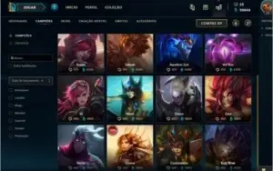 CONTA OURO 1 COM MUITA SKIN !