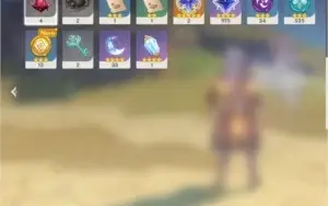 CONTA GENSHIM ITTO+REDHORN(ARMA DELE) + GANYU+ DILUC!! AR30