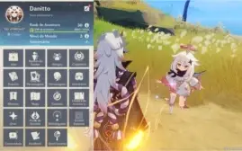 CONTA GENSHIM ITTO+REDHORN(ARMA DELE) + GANYU+ DILUC!! AR30