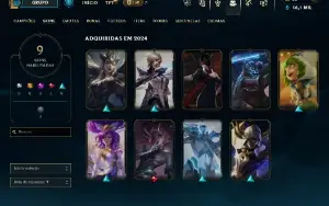 Conta Esmeralda 4 Ganhando 34 De Pdl/ 9 Skins Disponíveis 🧙